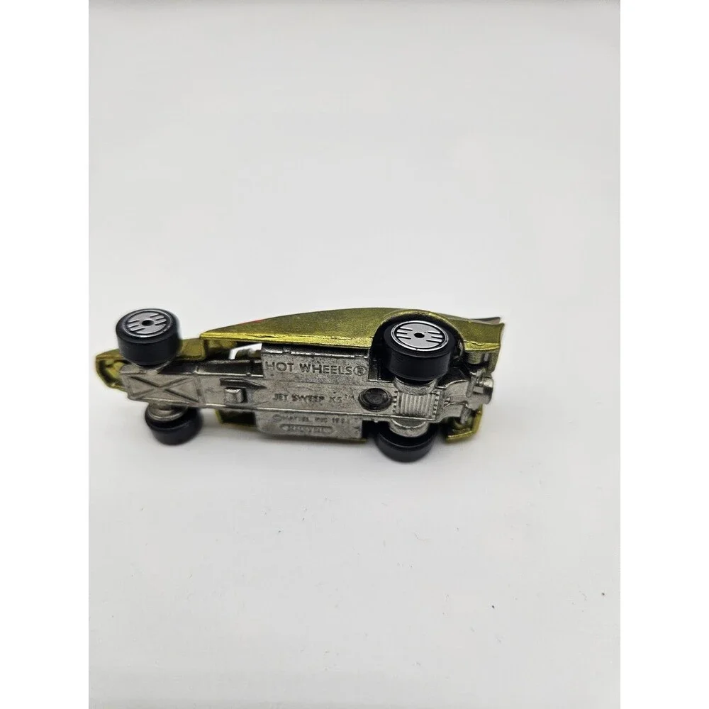 Hot Wheels 1984 Jet Sweep X5 Jetcar Spectraflame Yellow, 1/64, Malaysia